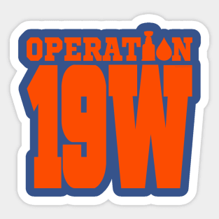 Operation 19W - Beer League Heroes Sticker